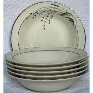 Taylor Smith Taylor Green WHEAT 5 Inch Berry Bowl Set Of 6